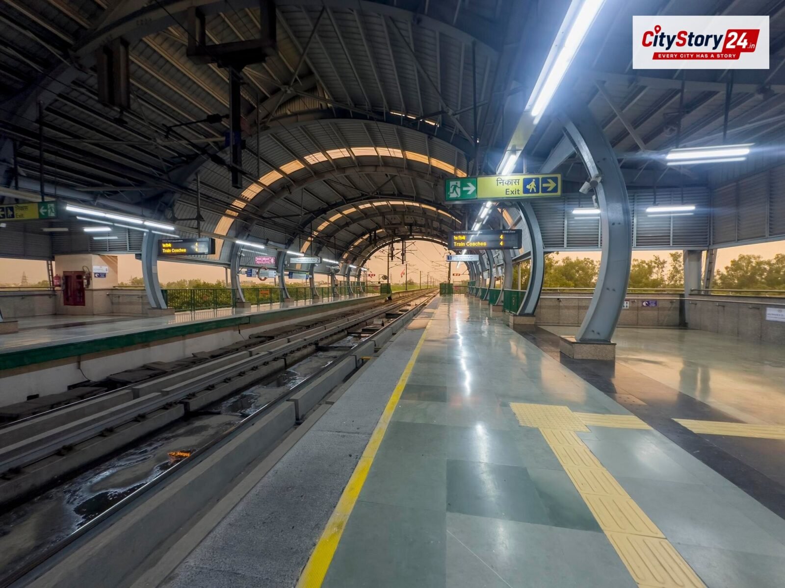 Representative image: Delhi Metro station platform