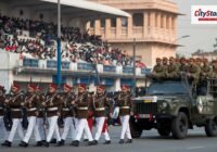 Representative image: police barricade protest crowd India