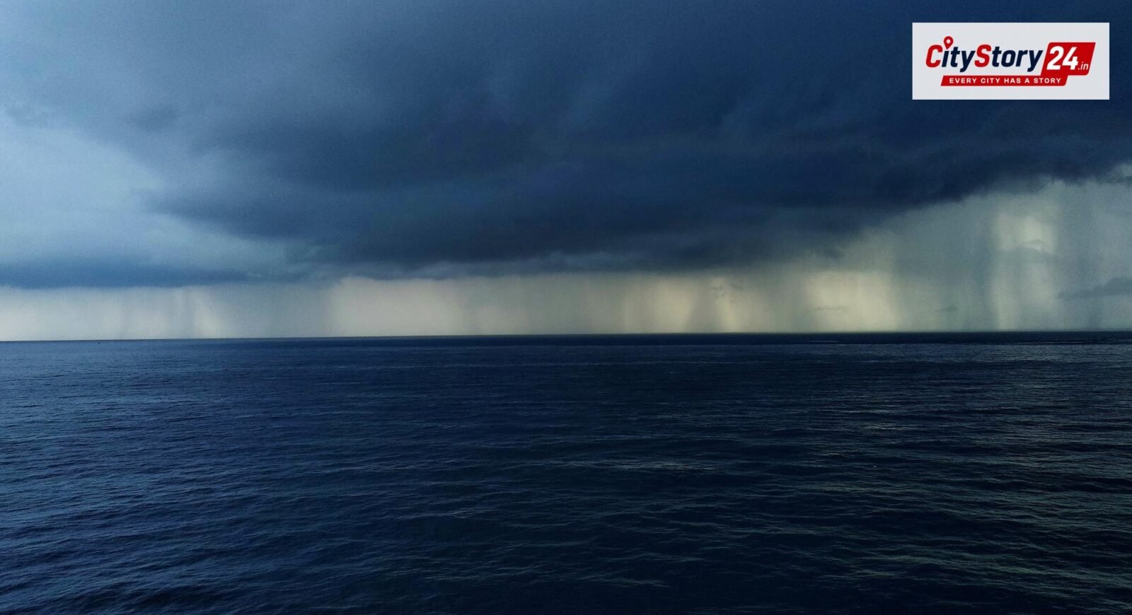 Representative image: heavy rain storm clouds India