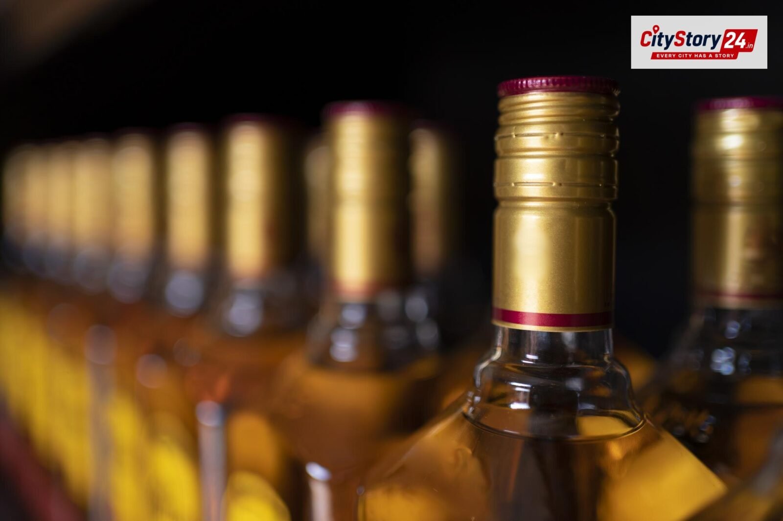 Representative image: liquor bottles seized police