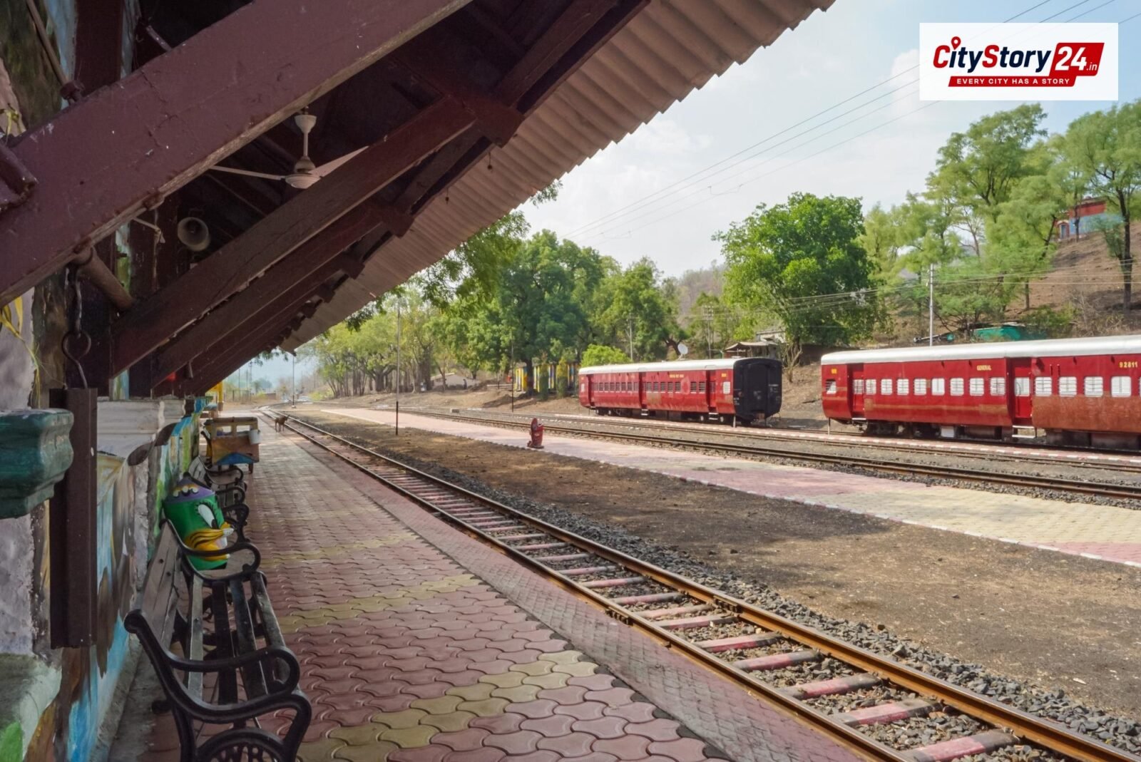 Representative image: railway tracks India train