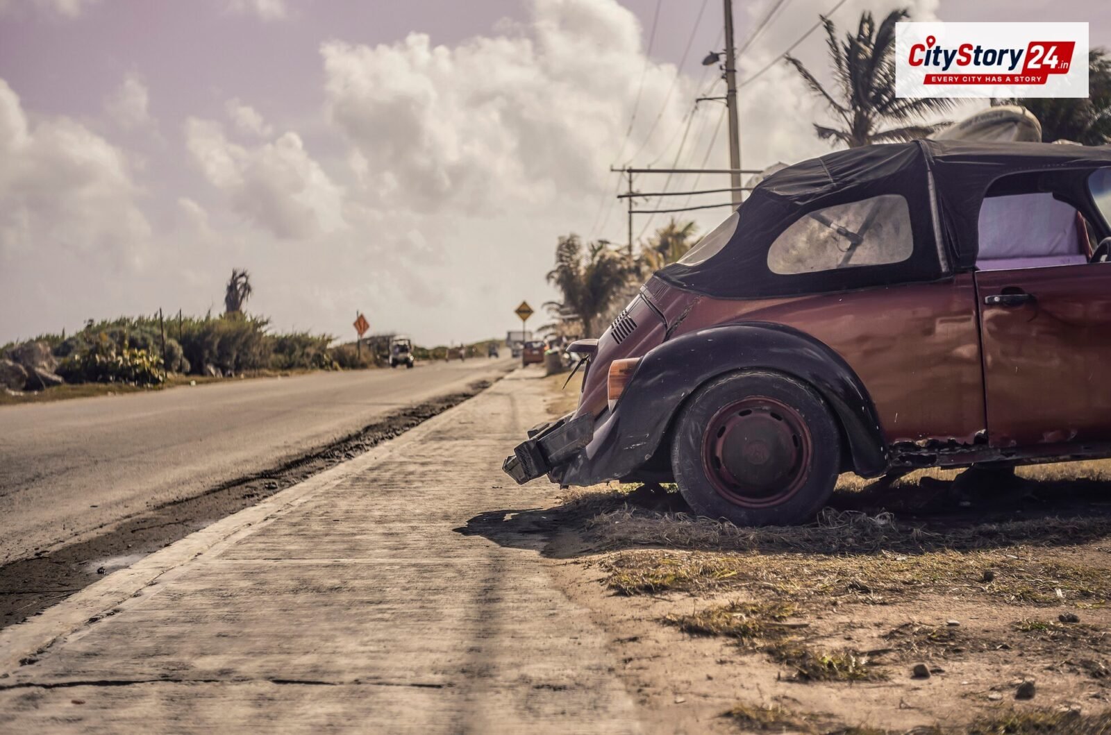 Representative image: car crash road India