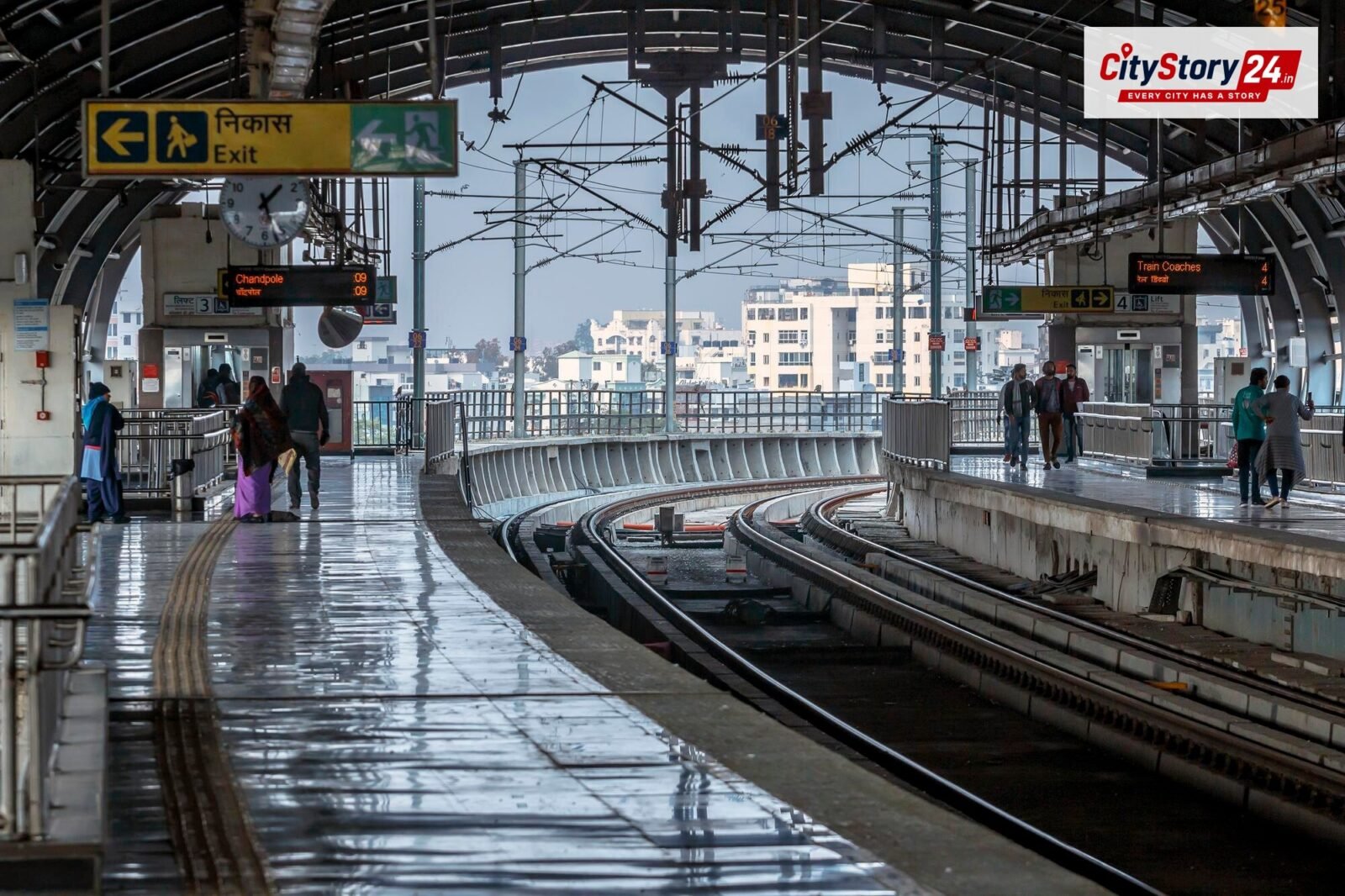 Representative image: railway station platform India