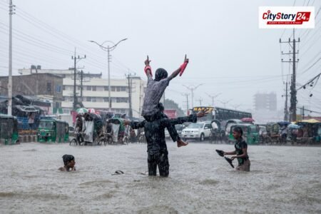 Representative image: heavy rain city street India