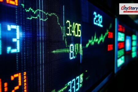 Representative image: stock market trading screen charts