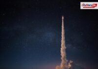Representative image: missile launch night sky