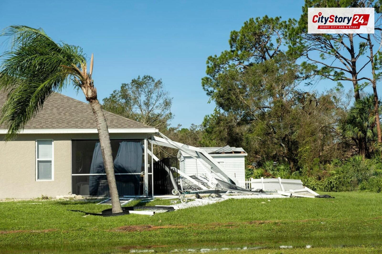 Representative image: residential house damage Australia