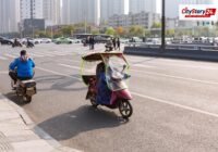 Representative image: two wheelers parked street India