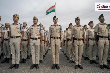 Representative image: police recruitment India uniform