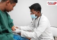 Representative image: doctor checking patient fever India