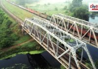 Representative image: elevated railway viaduct construction India