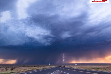 Representative image: thunderstorm lightning India sky