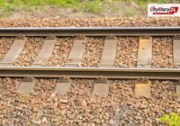 Representative image: railway track construction India