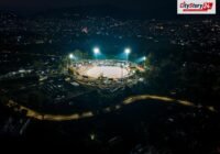 Representative image: cricket stadium night match