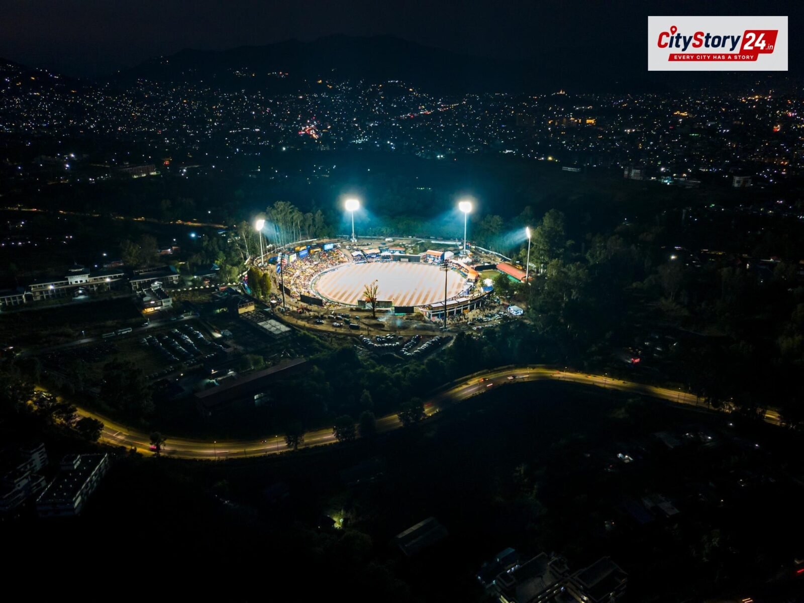 Representative image: cricket stadium night match