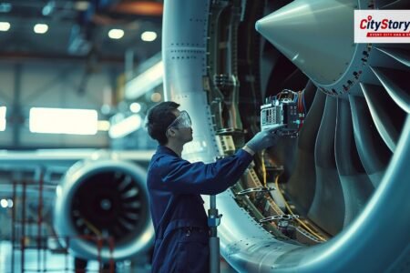 Representative image: aircraft engine factory India