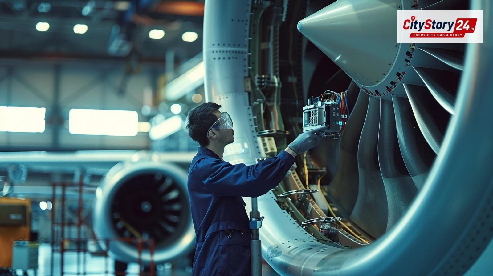 Representative image: aircraft engine factory India