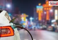 Representative image: electric car fire road India
