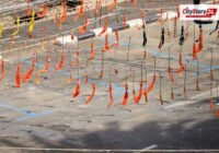 Representative image: Delhi police protest barricade