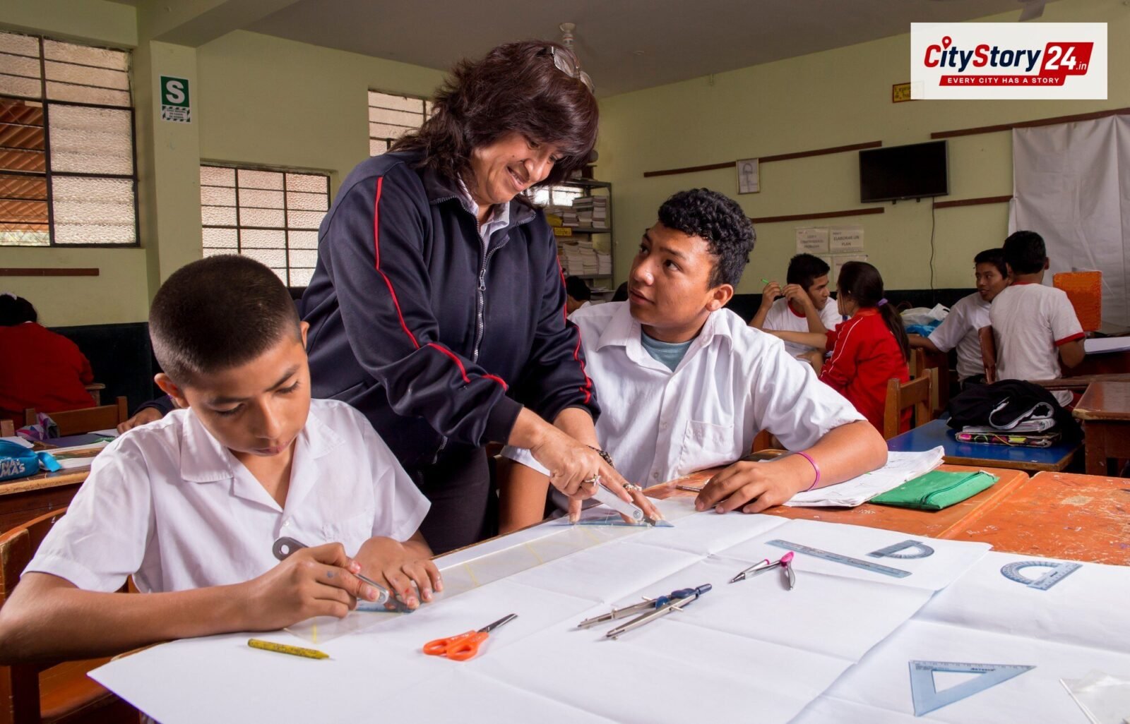 Representative image: students classroom India