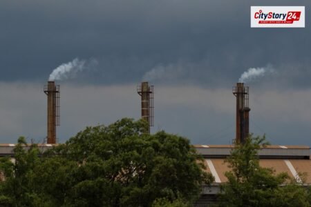 Representative image: carbon emissions factory chimney India
