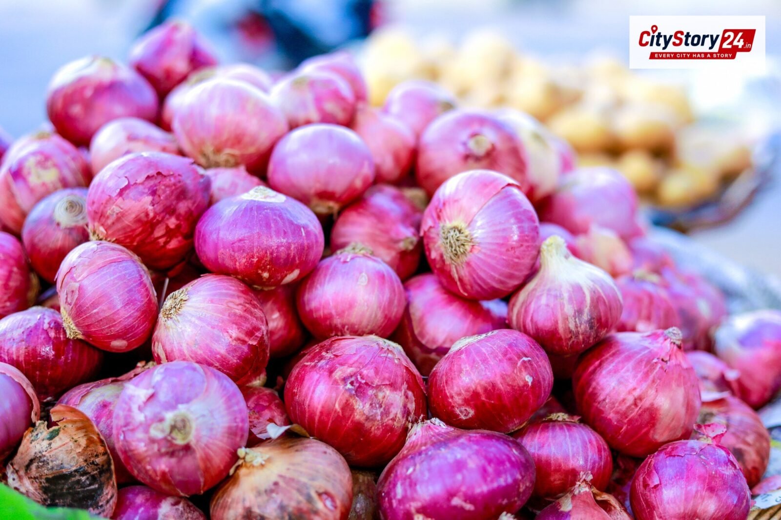 Representative image: onion vegetable market India