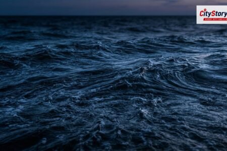 Representative image: ocean waves dark sea