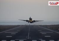 Representative image: airplane taking off runway