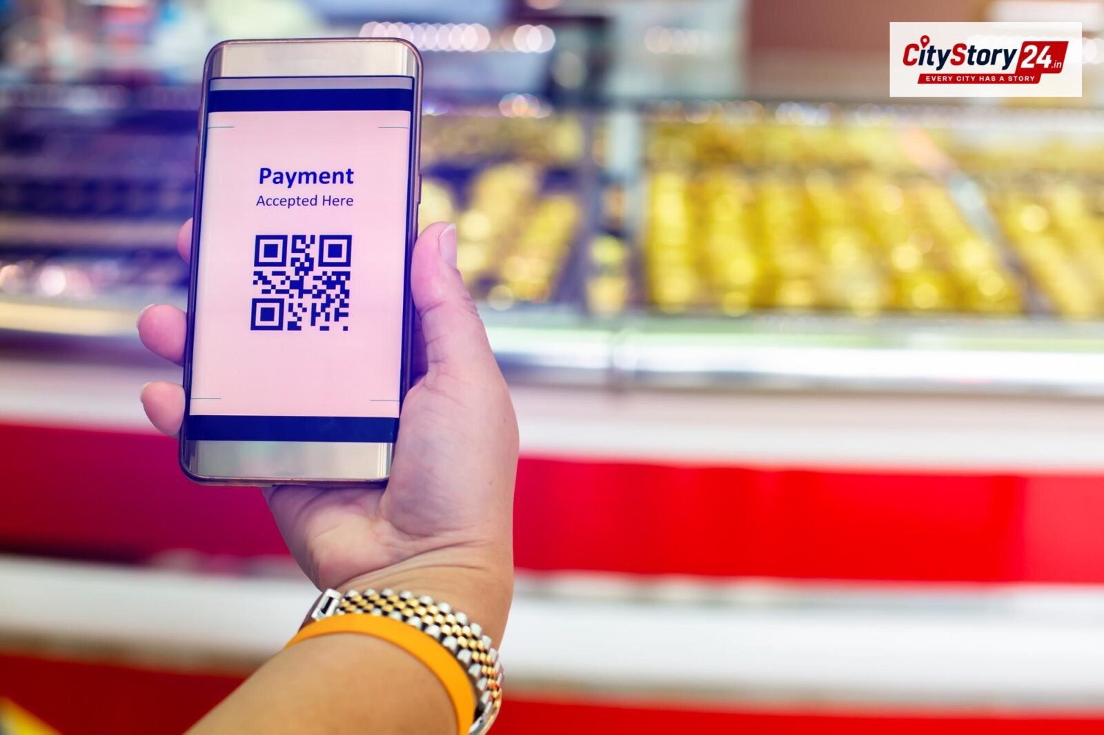 Representative image: UPI QR code payment shop India