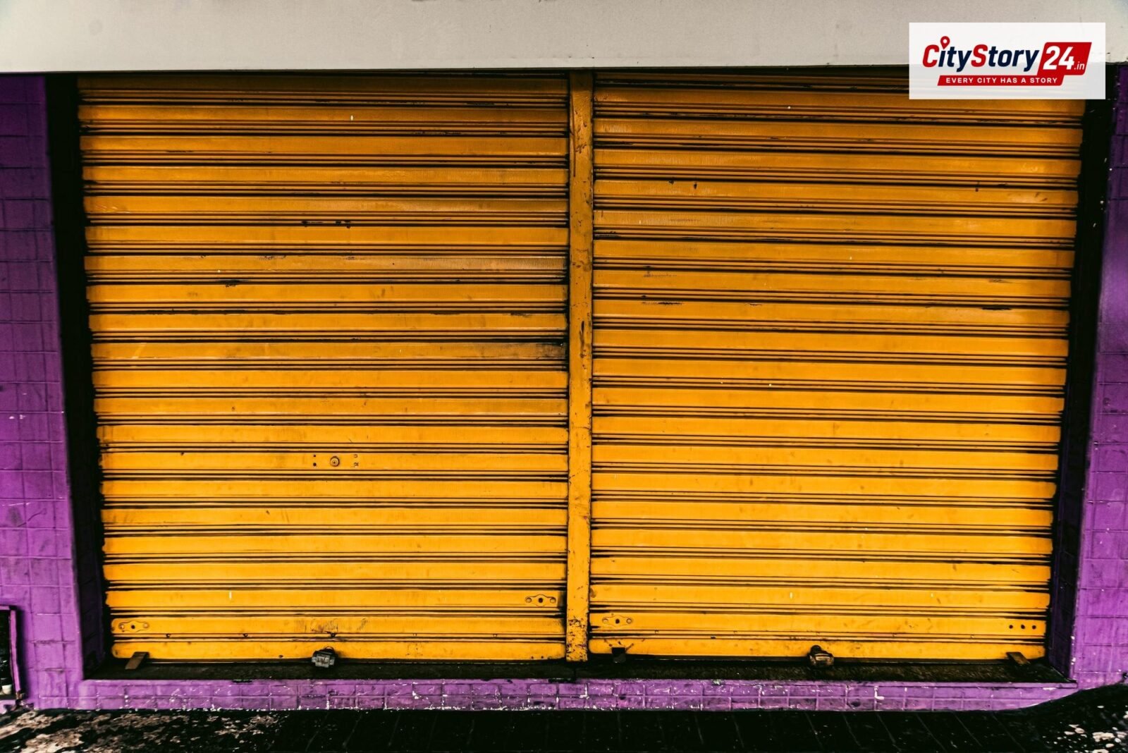 Representative image: shop shutter sealed India