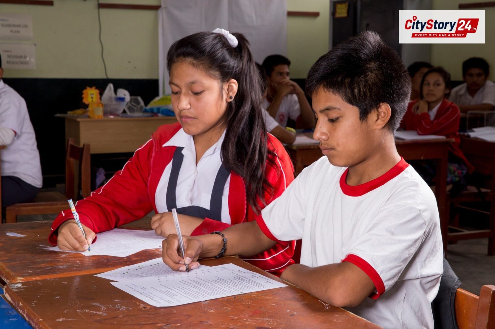 Representative image: students classroom India