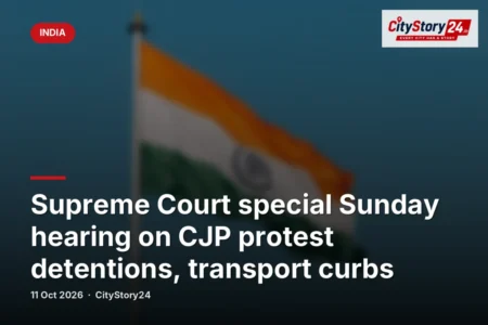 Supreme Court special Sunday hearing on CJP protest detentions, transport curbs