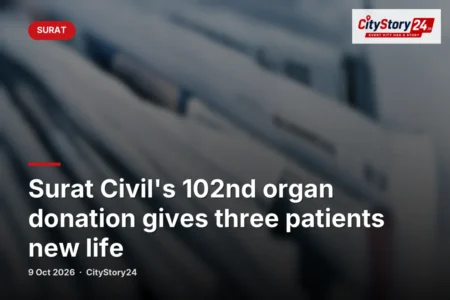 Surat Civil's 102nd organ donation gives three patients new life
