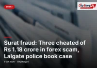 Surat fraud: Three cheated of Rs 1.18 crore in forex scam, Lalgate police book case