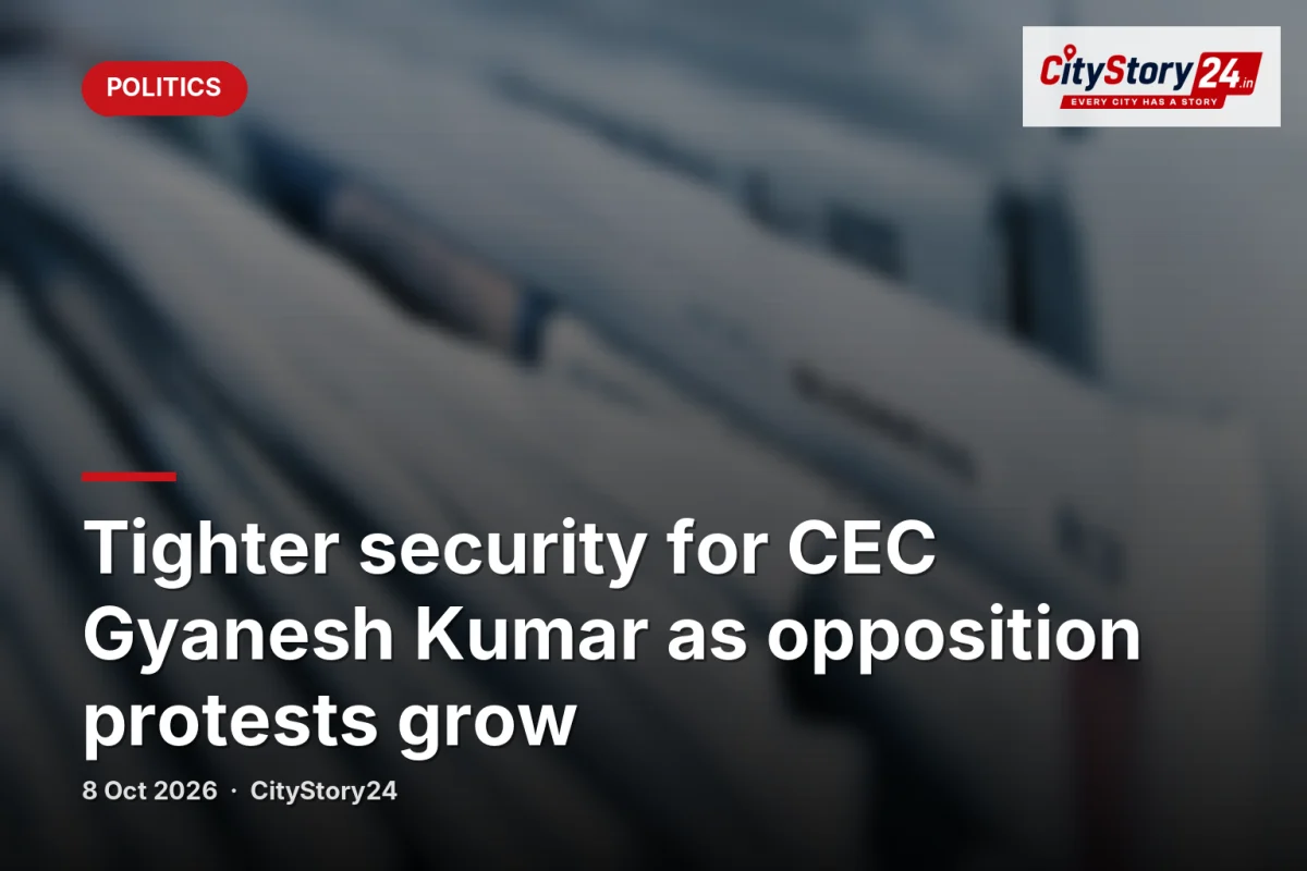 Tighter security for CEC Gyanesh Kumar as opposition protests grow