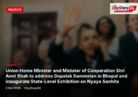 Union Home Minister and Minister of Cooperation Shri Amit Shah to address Gopalak Sammelan in Bhopal and inaugurate State-Level Exhibition on Nyaya Sanhita