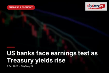 US banks face earnings test as Treasury yields rise