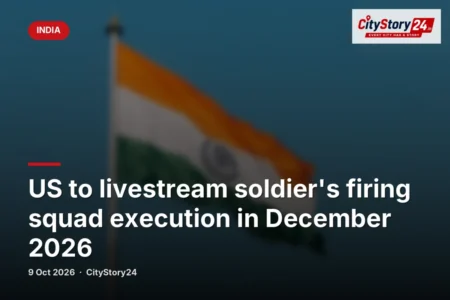 US to livestream soldier's firing squad execution in December 2026