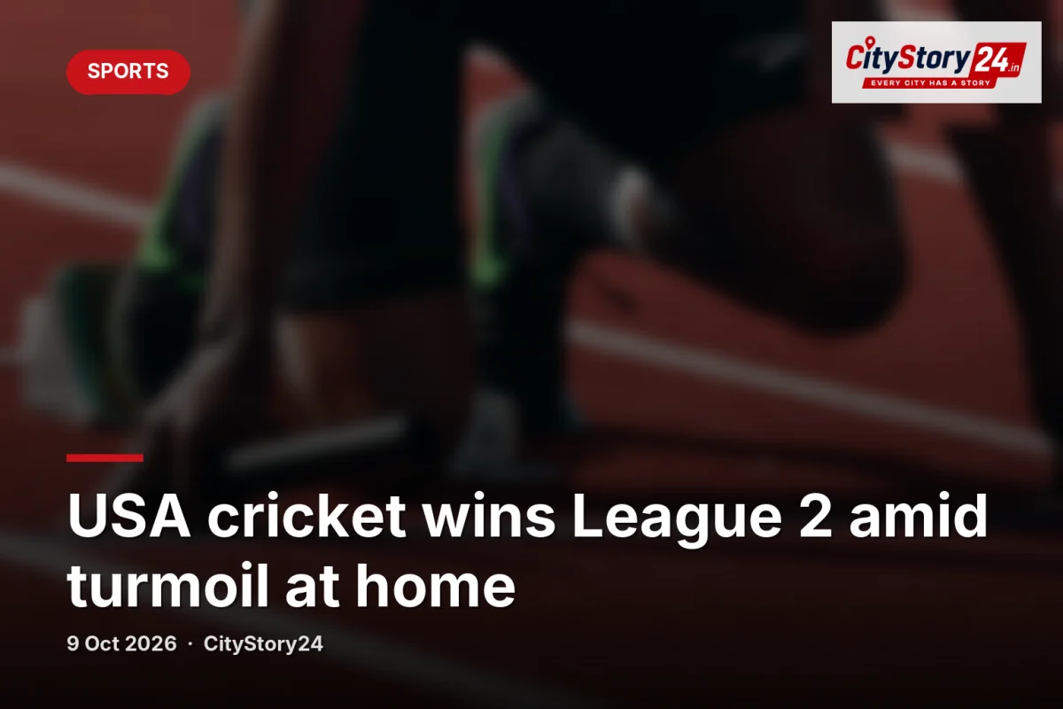 USA cricket wins League 2 amid turmoil at home