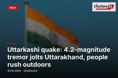 Uttarkashi quake: 4.2-magnitude tremor jolts Uttarakhand, people rush outdoors