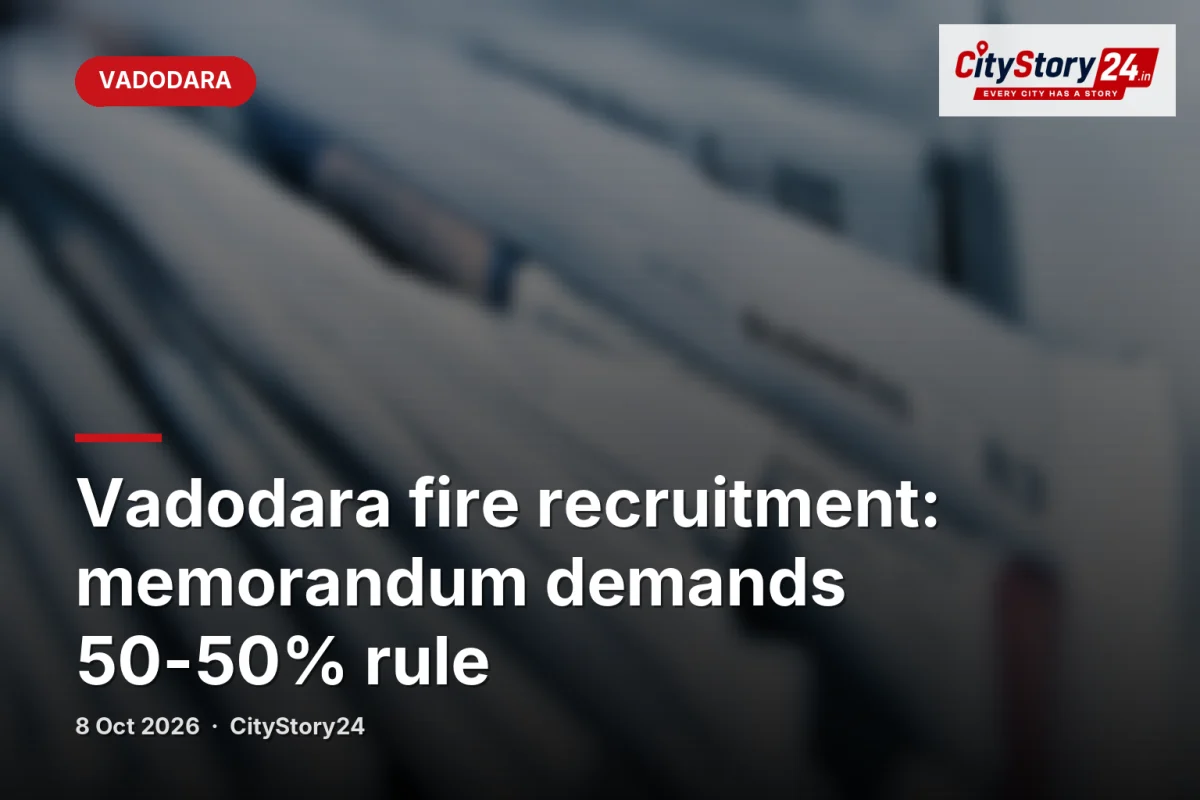 Vadodara fire recruitment: memorandum demands 50-50% rule