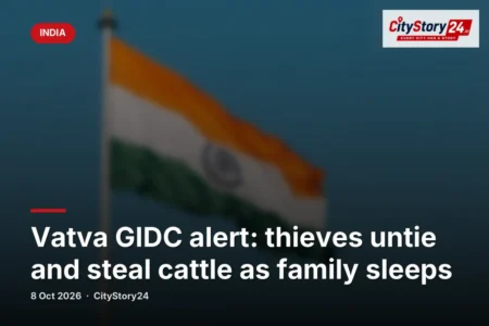 Vatva GIDC alert: thieves untie and steal cattle as family sleeps