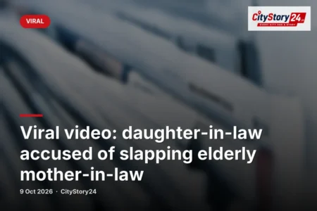 Viral video: daughter-in-law accused of slapping elderly mother-in-law